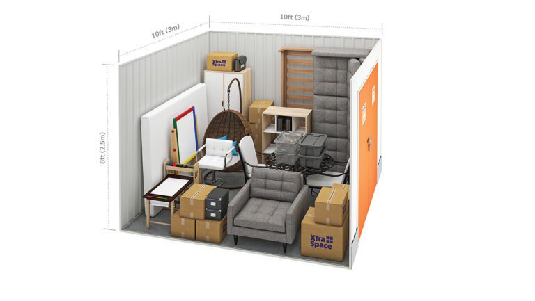 100 ft² Unit​ Indoor Storage Belfast Self Storage NI